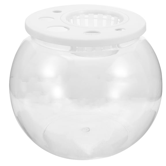 UPGRATOR Plastic Fish Tank Transparent Desktop Aquarium for Multiple Small Aquatic Pets