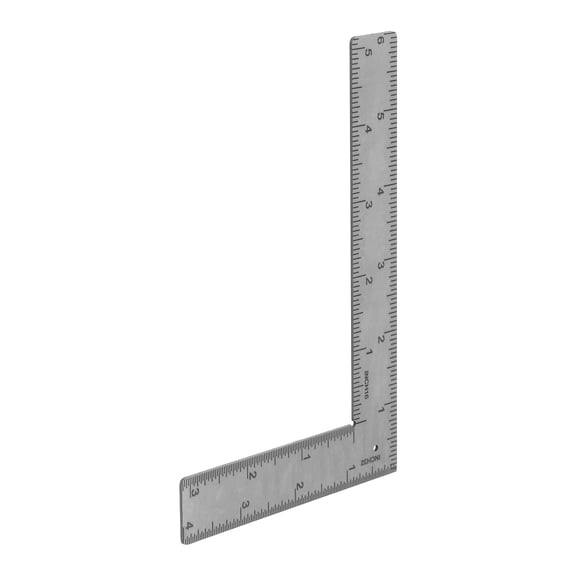 UPGRATOR Small Metal Carpenter Measuring Tool with Accurate Double Sided Markings