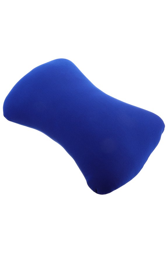 Portable Blue Travel Neck Pillow with Ergonomic Foam Support for Outdoor Activities