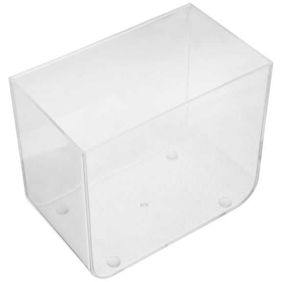 UPGRATOR Portable Clear Betta Fish Aquarium for Home Use Easy to Clean and Maintain