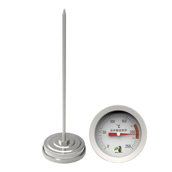 UPGRATOR Precision Jam Thermometer with Clip Handle Toughened Glass for Candy Syrup Temperature