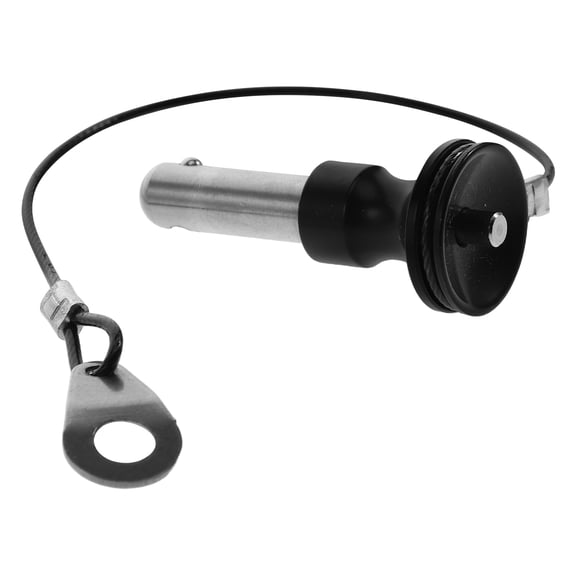 UPGRATOR Stainless Steel Tethered Locking Pin with Push Button & Wire