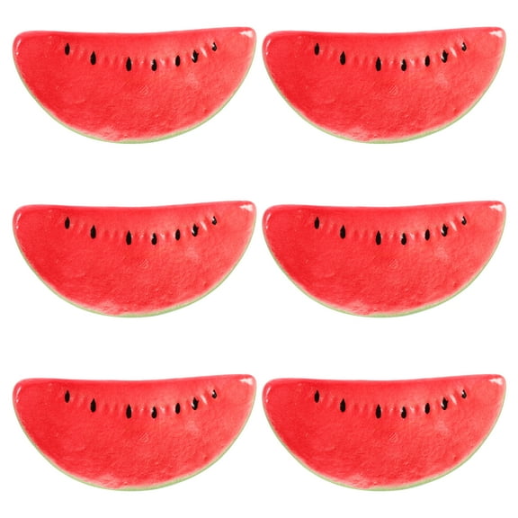 UPGRATOR Realistic Fake Fruit Red Foam 6Pcs For General Users And Photographers