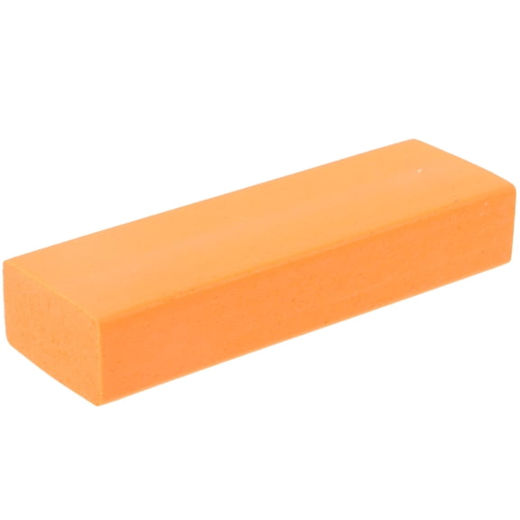 UPGRATOR Orange Rubber Rust Eraser for Cast Iron Pans and Kitchen Surfaces