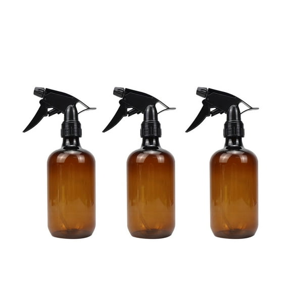 UPGRATOR Plastic Sprayer Bottle Round Shoulder 3Pcs 8.7X4.3in