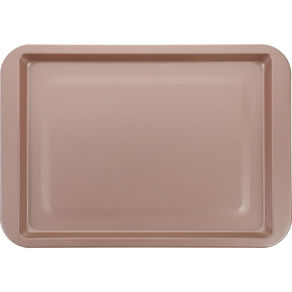 UPGRATOR Rose Plated Gold Baking Tray Non Stick Carbon Steel for Oven Cookies and Cakes