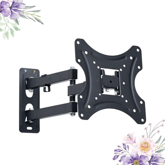 UPGRATOR Durable 37 Inches LCD TV Holder, Black, Adjustable and Rotatable, Easy Installation, for Home Use