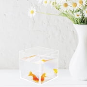 UPGRATOR Compact Acrylic Tank for Betta Fish and Small Plant Aquarium Display