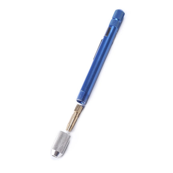 UPGRATOR Small Hand Drill for Crafts Precision Drilling Blue 1 Set