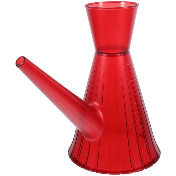UPGRATOR Small Indoor Watering Can 1Pack Multi-functional for Flower Arranging and Watering Red PP 9.8X9.4X5.9In
