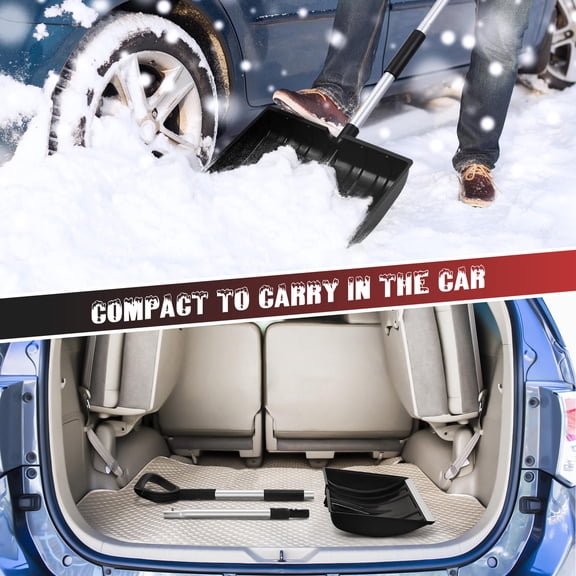 UPGRATOR Durable Black Road Scraper for Shoveling Snow and Ice in Outdoor Activities