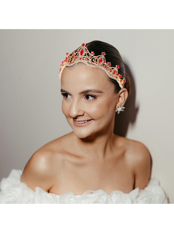 Sparkling Bridal Tiara: Elegant Wedding Crown for Comfortable Wearing Headwear for Traditional Ceremonies Celebrations