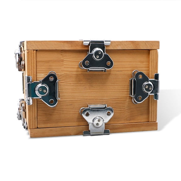 UPGRATOR Spring Bolt Latch Locking Clamp Latch for Wooden Boxes 1 Set