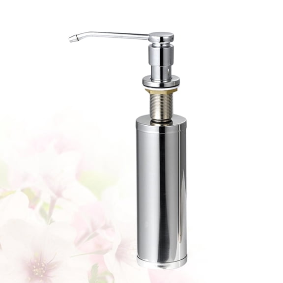 UPGRATOR Stainless Steel Kitchen Sink Soap Dispenser with Removable Pump