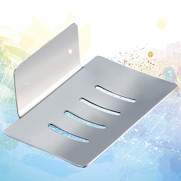 UPGRATOR Stainless Steel Soap Draining Rack For Bathroom Use 1Pack