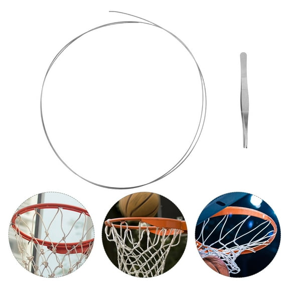 UPGRATOR 100ft Stainless Steel Wire Rope for Basketball Net Installation, , Adjustable Length, Easy to Use Cable