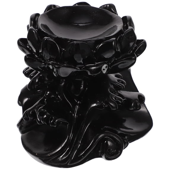 UPGRATOR Stand Black Resin Crystal Ball Holder Suitable for 6-8cm Ball 1Pcs