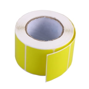 UPGRATOR Thermal Printer Labels Yellow Adhesive Shipping Stickers Writable and Fade Resistant