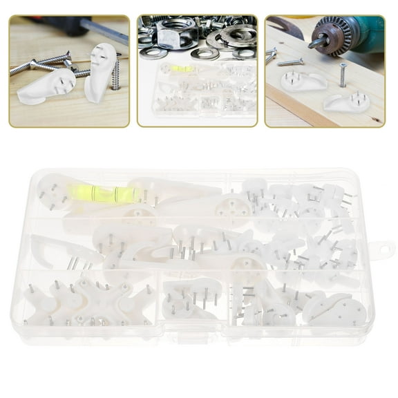 UPGRATOR Traceless Hanging Hooks 1 Set Non-Trace Wall Hook for Home Decoration 5x2cm