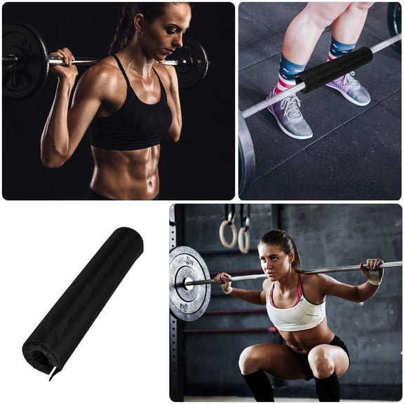 UPGRATOR Training Barbell Cushion Black Support Pad for Neck Shoulders Spine Comfort