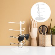 UPGRATOR Acrylic Eyeglass Holder Stand for Desk with Multiple Layers and Transparent Finish