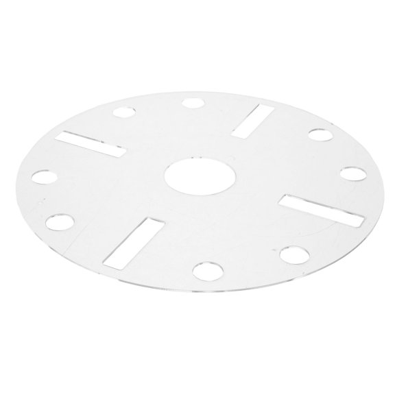 UPGRATOR Transparent Clock Face Stencil with Precision Marking for Woodworking and Clock Building