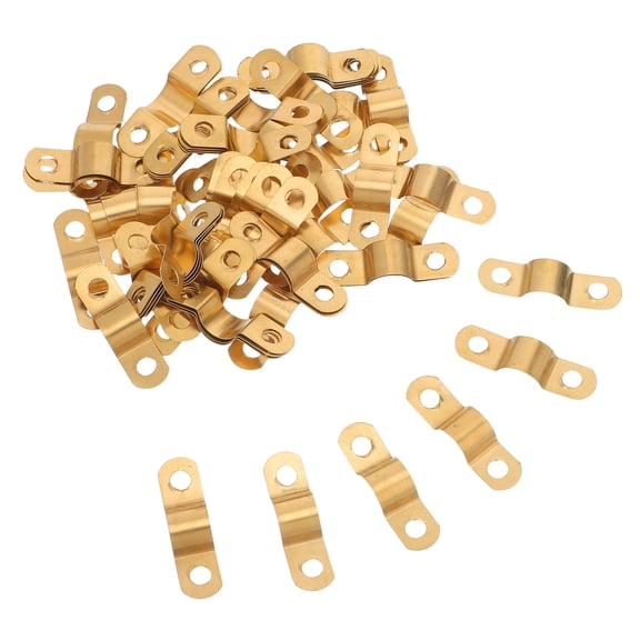 UPGRATOR Two-Hole Copper Tube Clamp Kit, 70-Piece Metal Strap Brackets for Cooling Line Repair