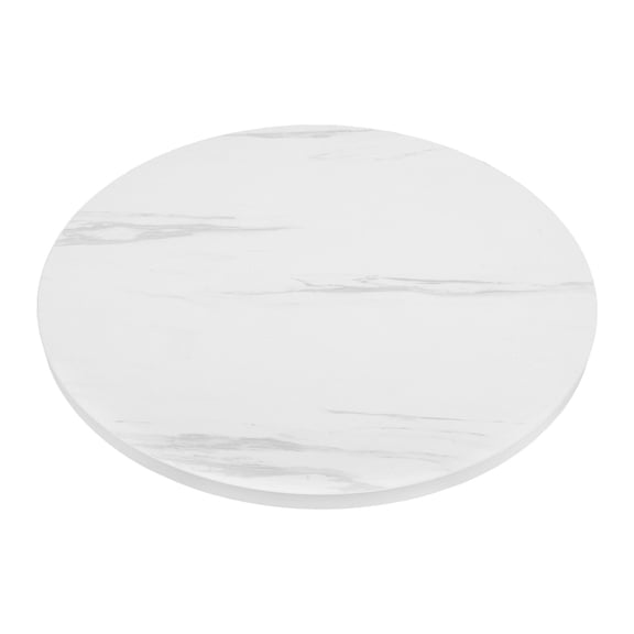 UPGRATOR Universal White Marble Tabletop Lightweight Round Replacement for Dining and Craft Use