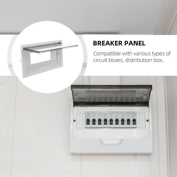 UPGRATOR Weatherproof Circuit Breaker Box Panel for Outdoor Electric Box Durable Plastic Construction