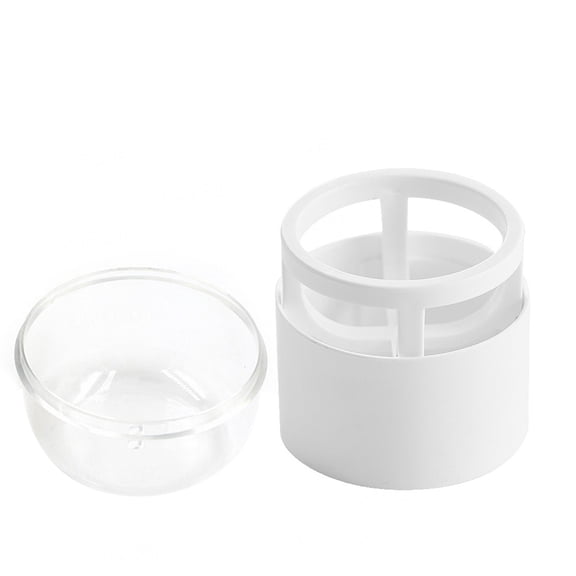 UPGRATOR White ABS Sponge Holder Rack for Makeup Sponges Powder Puff Storage and Drying Use