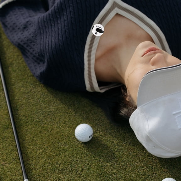 UPGRATOR White Golf Stroke Counter with Hat Clip Lightweight Durable Plastic Material