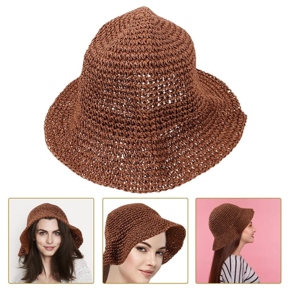 UPGRATOR Women's Sun Bucket Hat, 1 Piece Simple Outdoor Design, Lightweight and Breathable for Travel