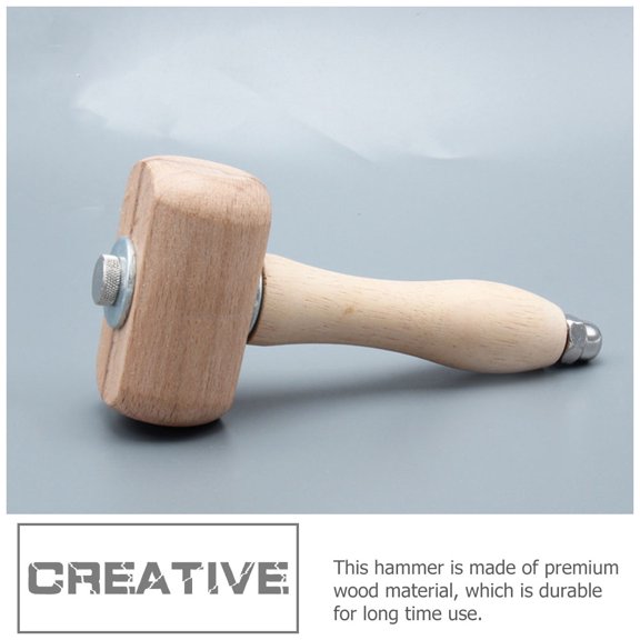 UPGRATOR Wooden Carving Hammer, Handmade Mallet for Craft Use and Control