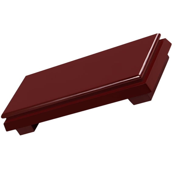 UPGRATOR Wooden Display Stand in Red for Plants and Decorative Items with Sturdy Support