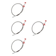 UPGRATOR Worgeous 4pcs Flexible Grabber Claw Tool for Sink Drain Remover Hair Snake Bathroom Tub Kitchen Toilet Dredging Tool