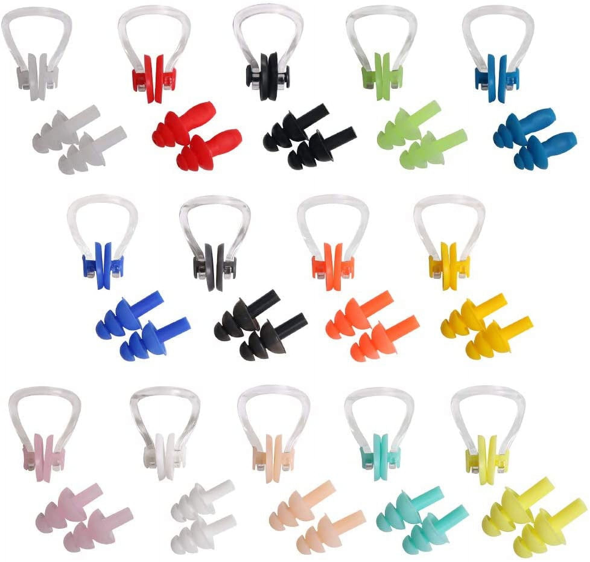 UPINS 14 Sets Silicone Nose Clips Waterproof Swimming Nose Plugs ...