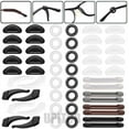 thumbnail image 1 of UPITOR 10 Pairs Eyeglass Nose Pads, Silicone Anti-Slip Nose Pads for Eyeglasses, 4 Pairs Ear Hooks for Glasses, 4 Pairs Soft Silicone Ear Stems Covers, 10 Pairs Ear Clips Supports for Glasses, 1 of 7