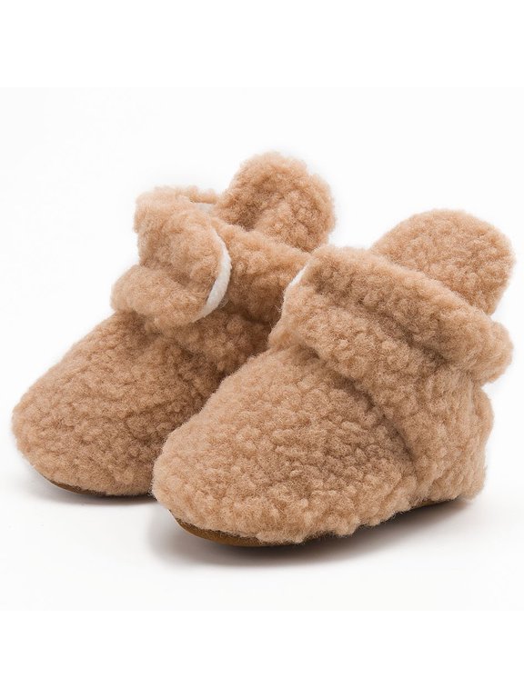 1 Pair Stretchy Baby Boots for Warm Winter Wear