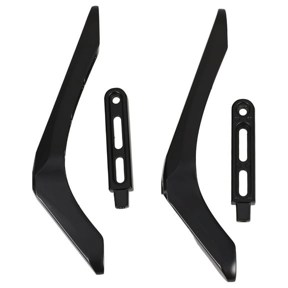 UPKOCH 1 Pair Universal TV Stand Black Aluminum Alloy Minimalist Design For Living Room Use