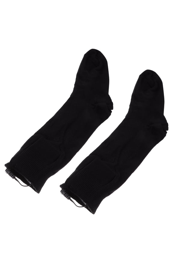 1 Pair Women Heated Socks for Cold Weather in Double Layer Design