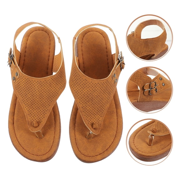 UPKOCH 1 Pair of Comfortable Open Toe Sandals Breathable Light for Women