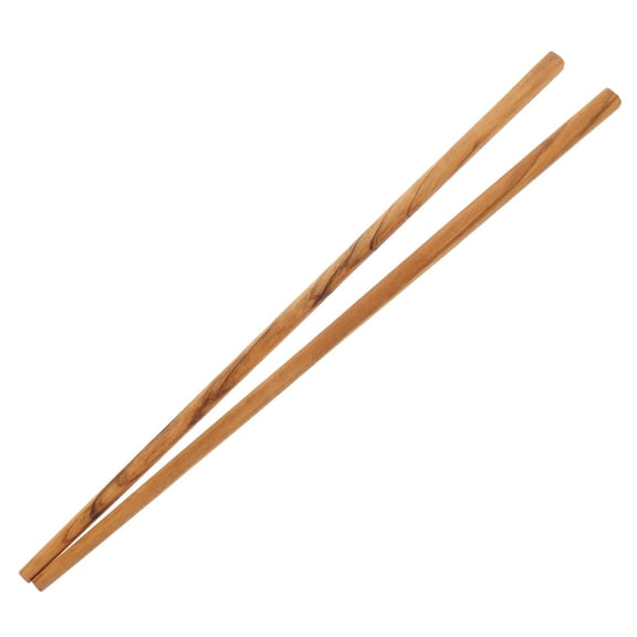 UPKOCH 1Pair Extra Long Olive Wood Chopsticks for Hot Pot Noodles Pasta and Frying