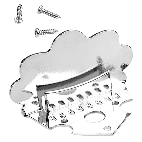 UPKOCH 1 Set Mandolin Tailpiece Metal Silver Accurate Tuning for Professionals