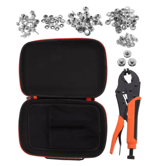 UPKOCH 1 Set Snap Fasteners Pliers Snap Button Pliers Metal Orange For On The Go Use And Repair Projects