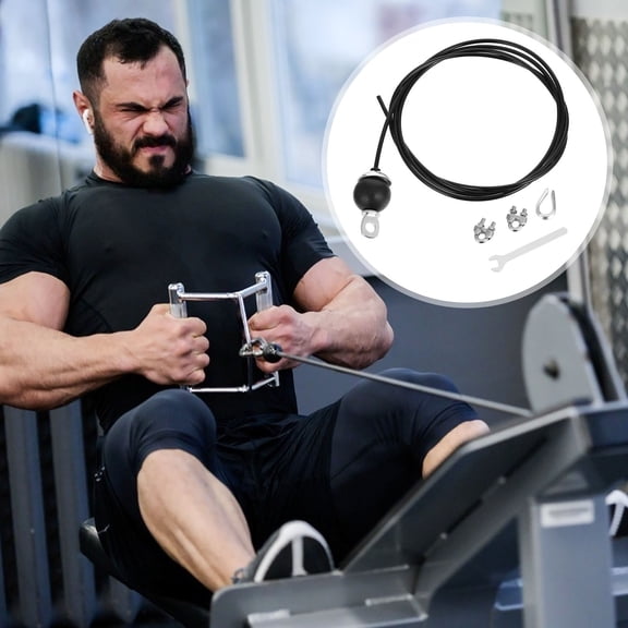 UPKOCH 1 Set Steel Wire Rope for Gym Adjustable Length Workout Cable Accessories