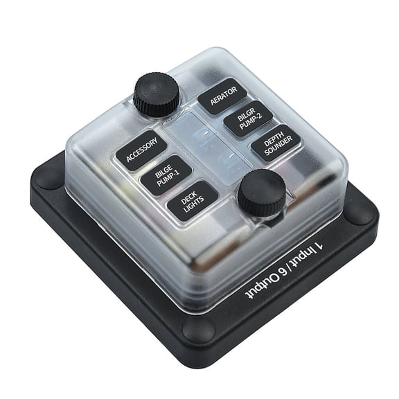 UPKOCH 1 Set Waterproof Fuse Block for Car with 6 Output Battery Terminal Distribution Block