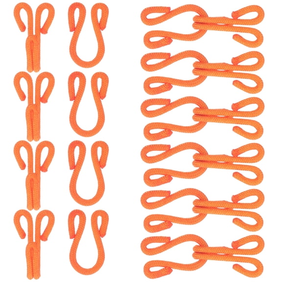 UPKOCH 10 Pairs Metal Toggle Buttons for Coats Prevent Collar Slippage Orange Discreet Design Clothing