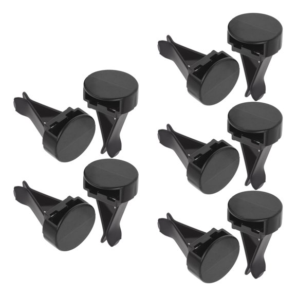 UPKOCH 10 Pcs Car Vent Clip Air Conditioner Outlet Aromatherapy Clip Plastic Black For Car Use