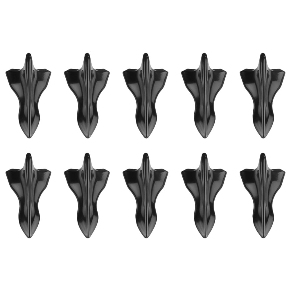 UPKOCH 10 Pcs Shark Car Accessories Black Abs Plastic fin 7.7x3x2.5in ...