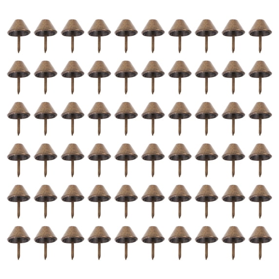 UPKOCH 100Pcs Nails Decorative Tacks Bronze Iron for Creative Shape Design Furniture